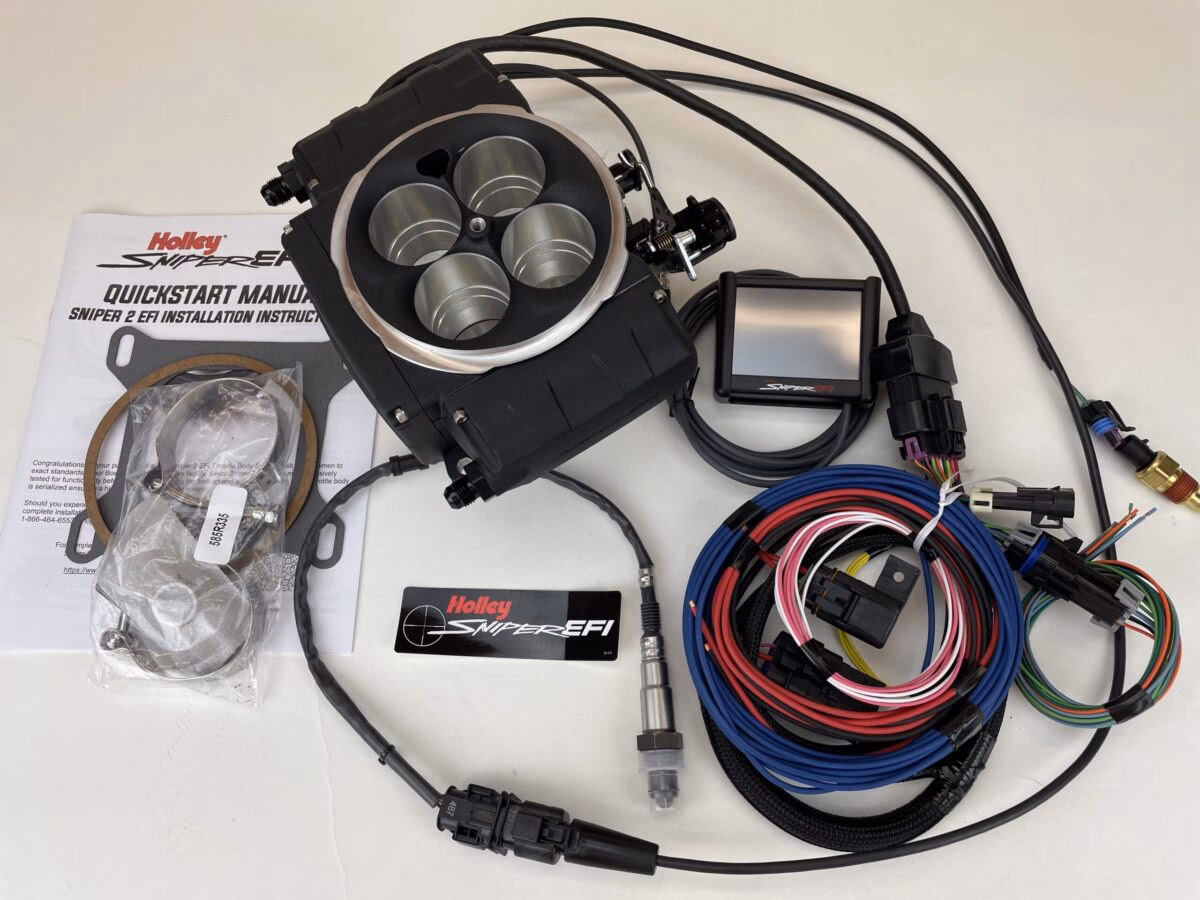 Which fuel can be used with a Holley Sniper EFI?