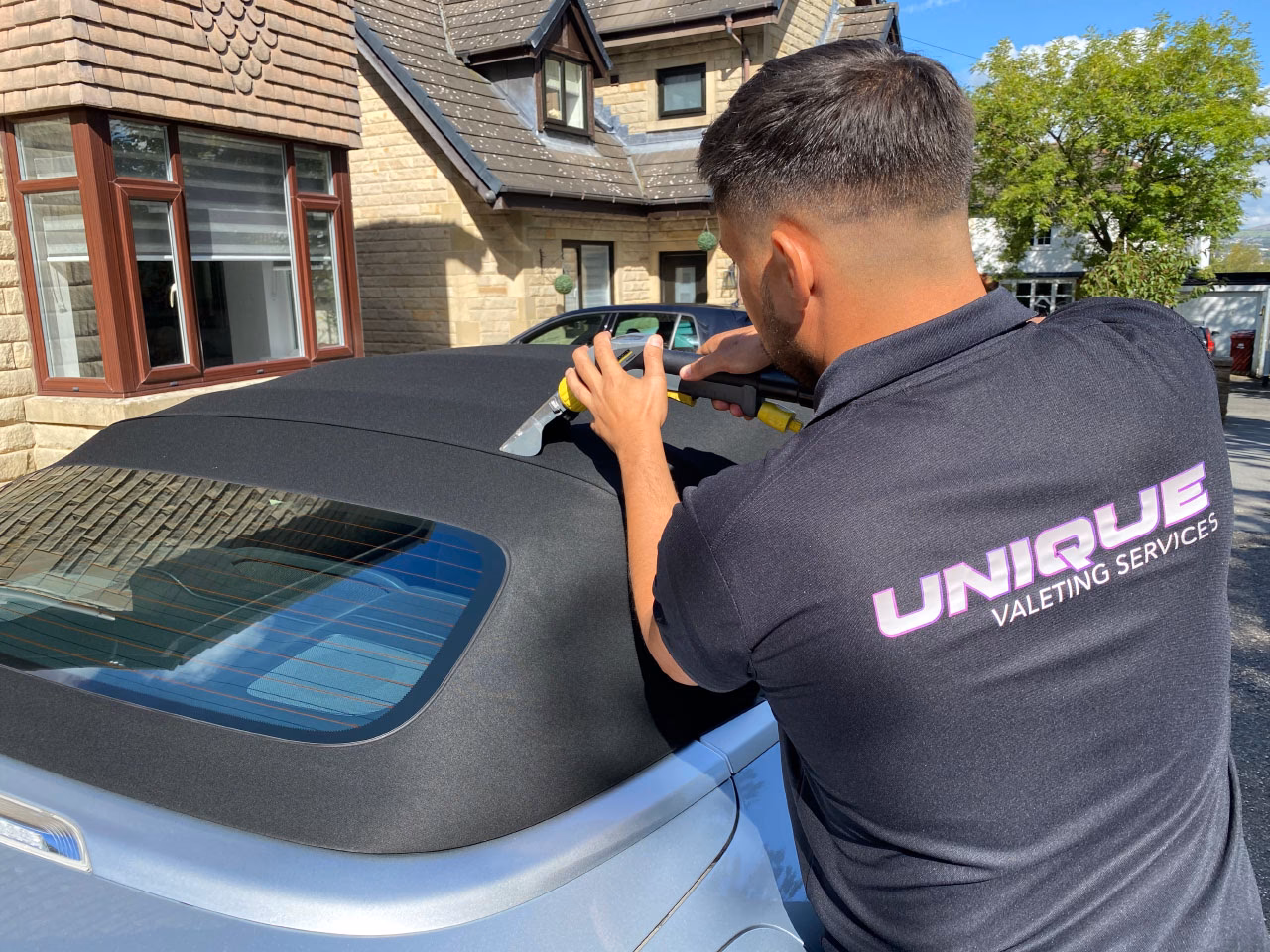 What does a full car valet package include?