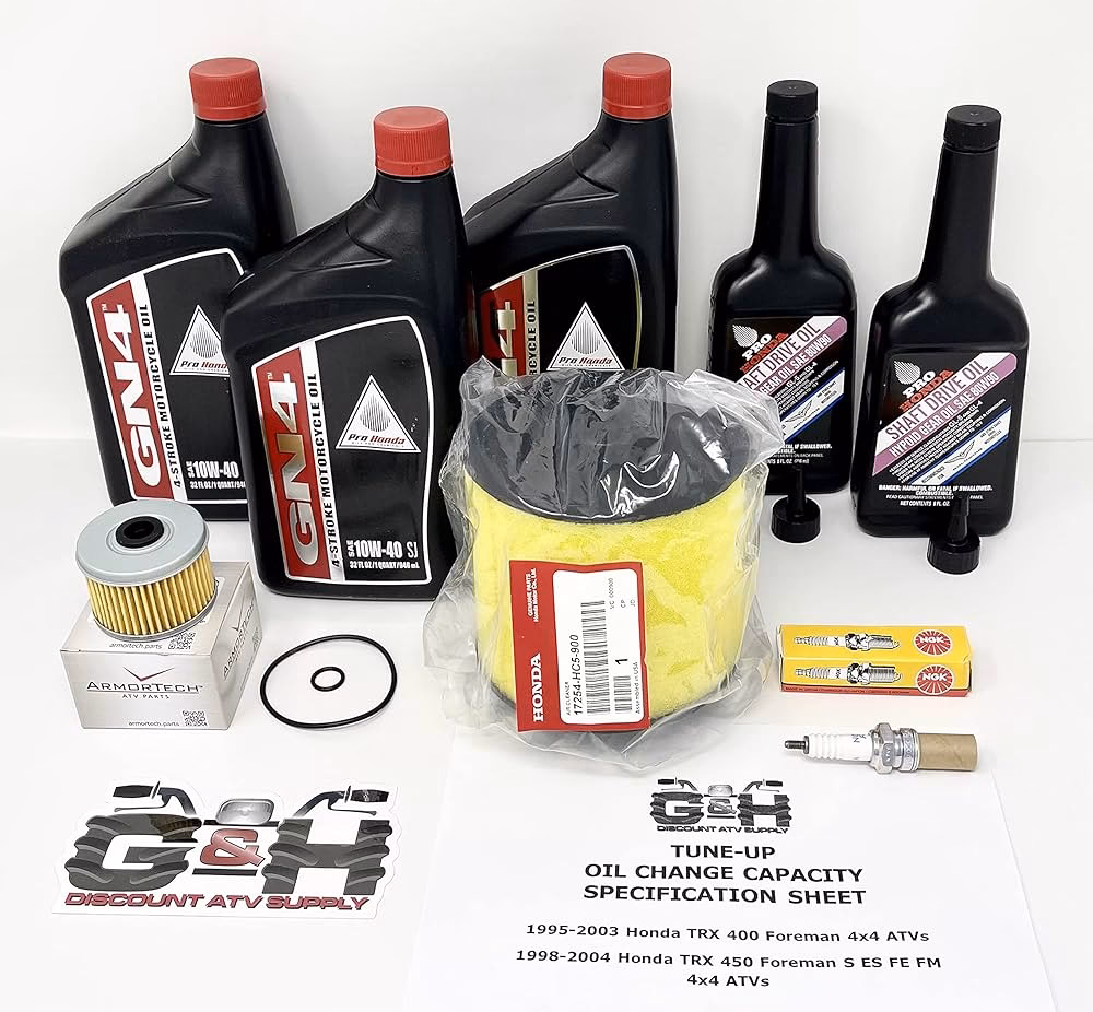How do you change engine oil on an ATV?