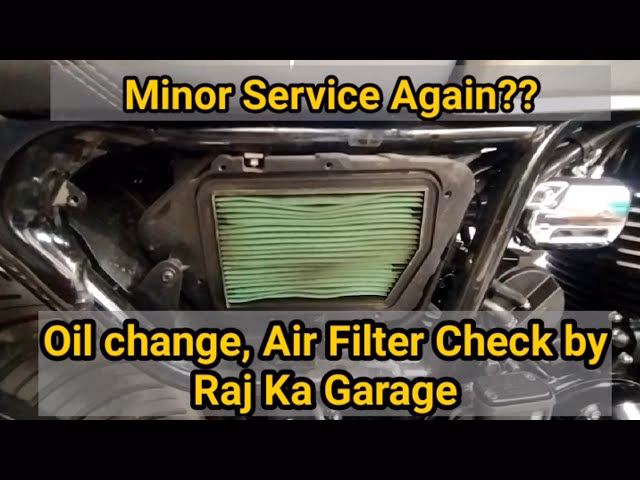 How often do you clean the oil rotor on a CB350?