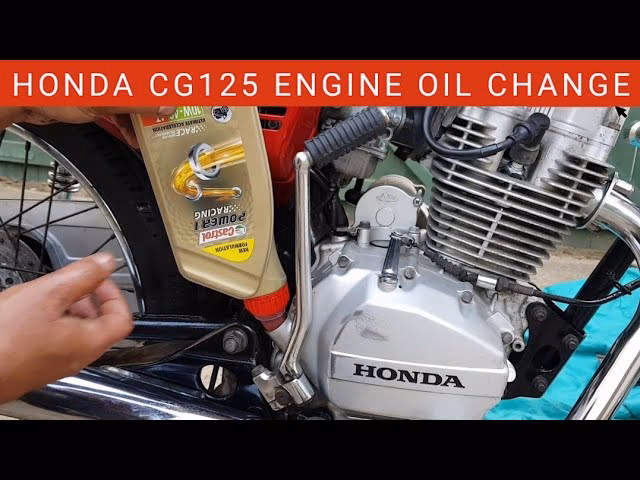 What's the Honda TMX 125A ccg125 2021 oil change interval?