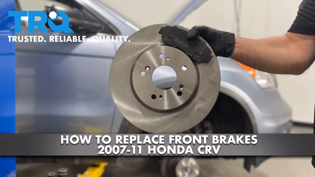 How do you change front brakes on a CRV?