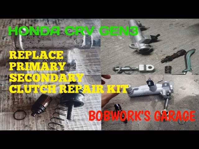 How to change the clutch fluid in a Honda CRV?