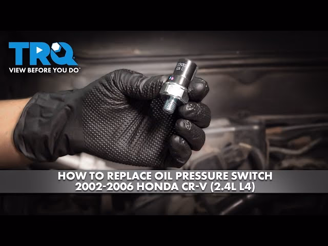 Where is the oil pressure switch located on a Honda CRV?