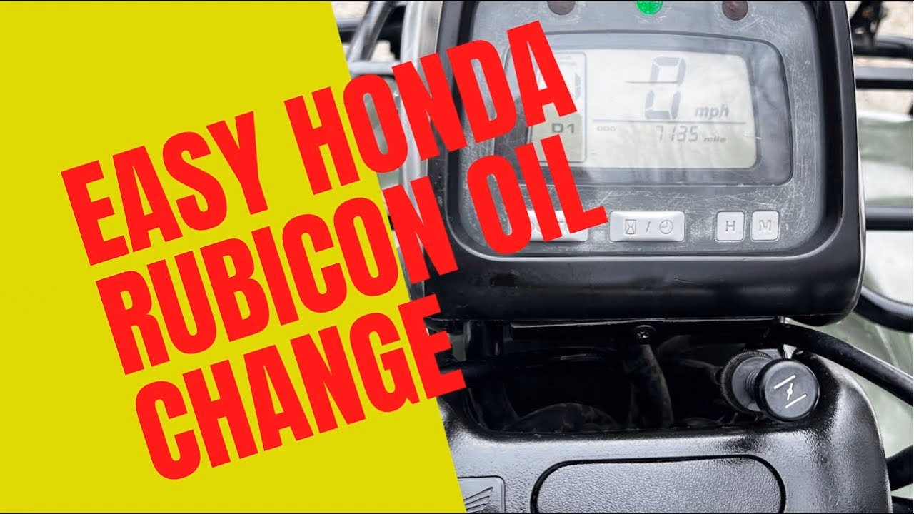 What kind of oil do you use on a Rubicon?