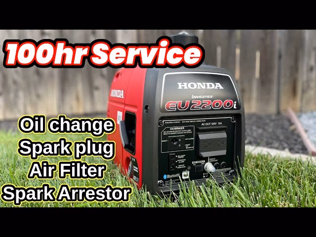 How often do you change engine oil on a Honda eu2200i?