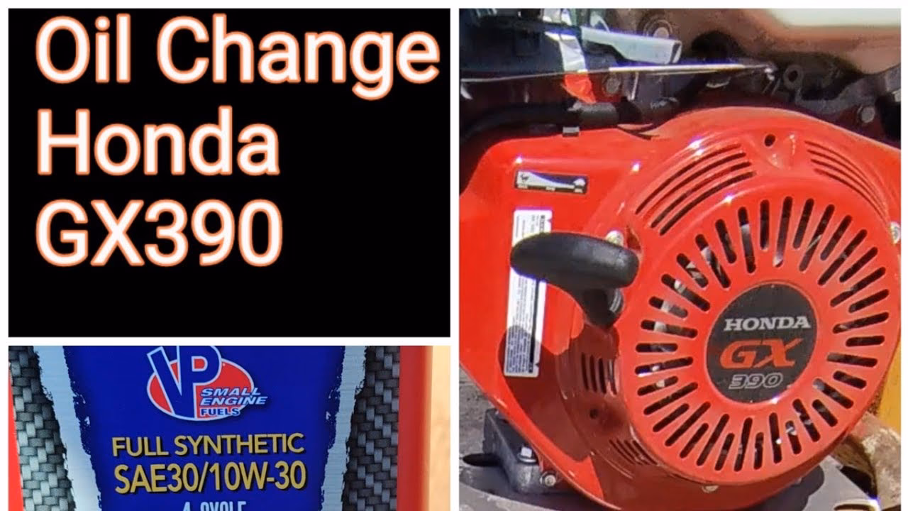 How to maintain a Honda GX 390 engine?
