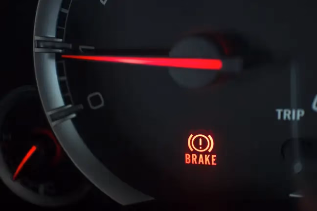 What does a Honda Jazz brake light indicate?