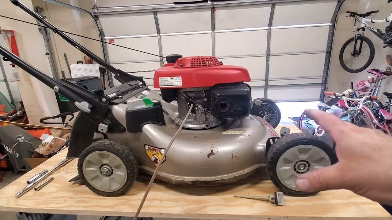 What happens if a Honda lawn mower belt is worn?