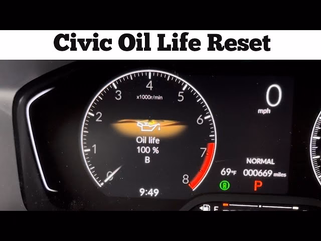 How does a Honda engine oil test work?