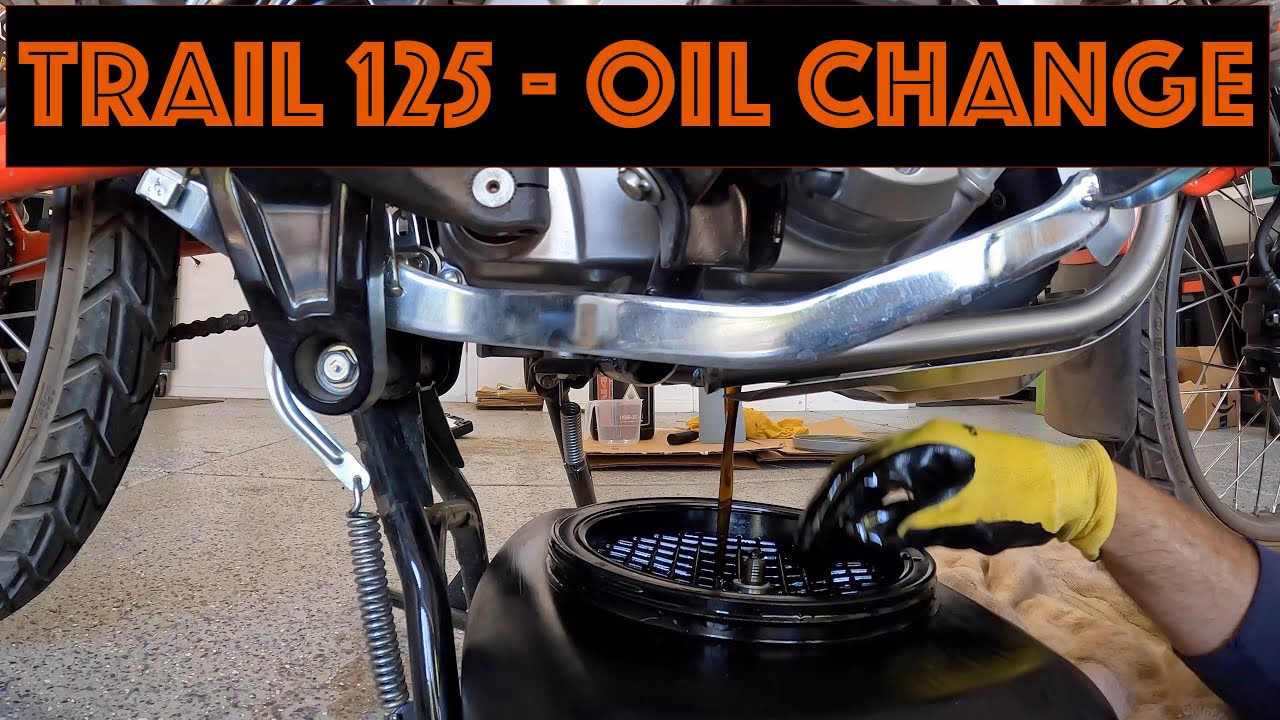 How long does a Honda motorcycle oil filter take to change?