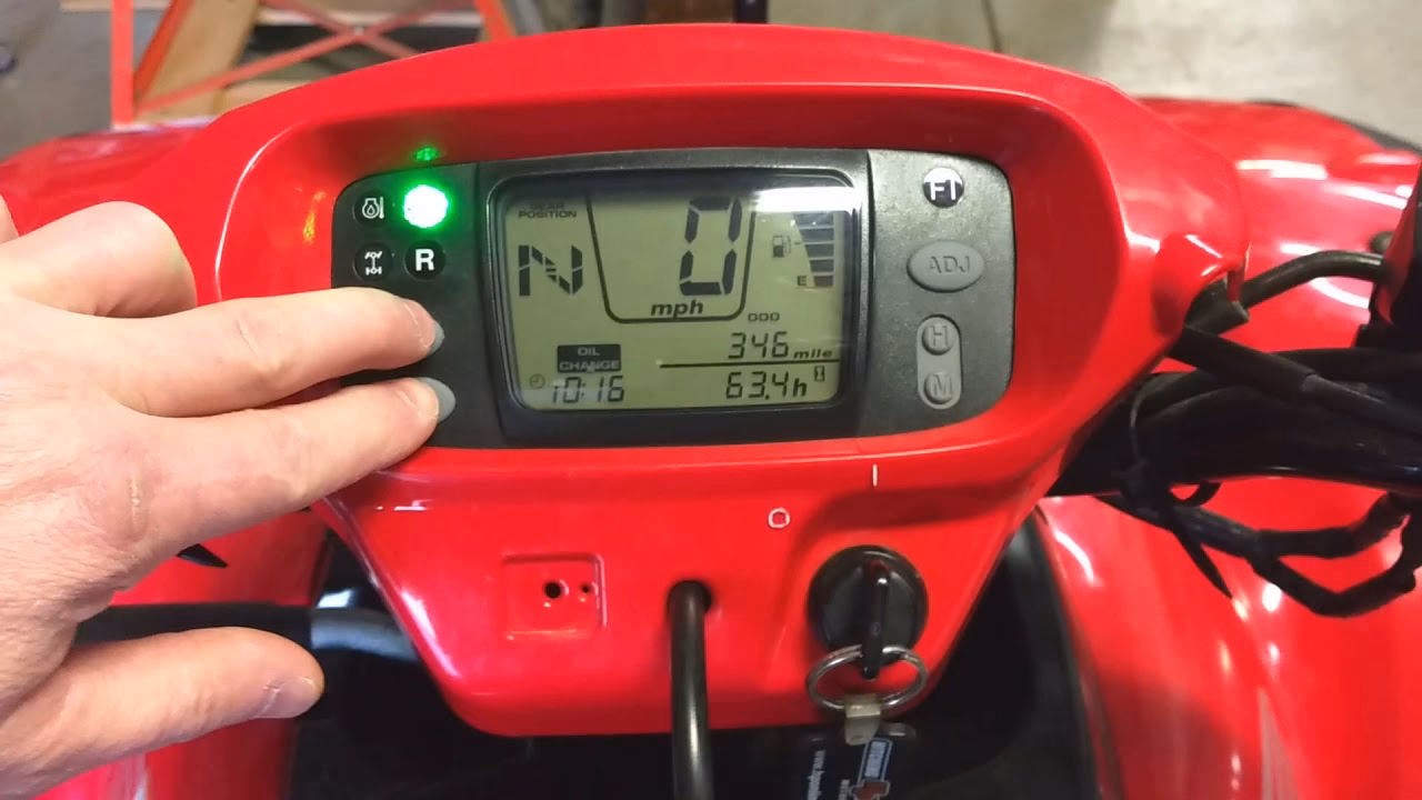 Where is the 2007 Honda trx680fa select switch plug located?