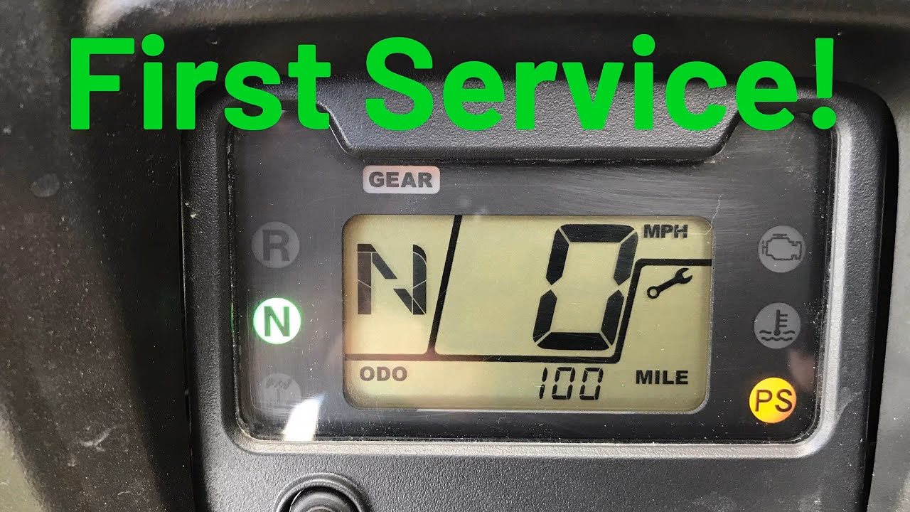 How do I Reset my Honda 4 wheeler oil light?