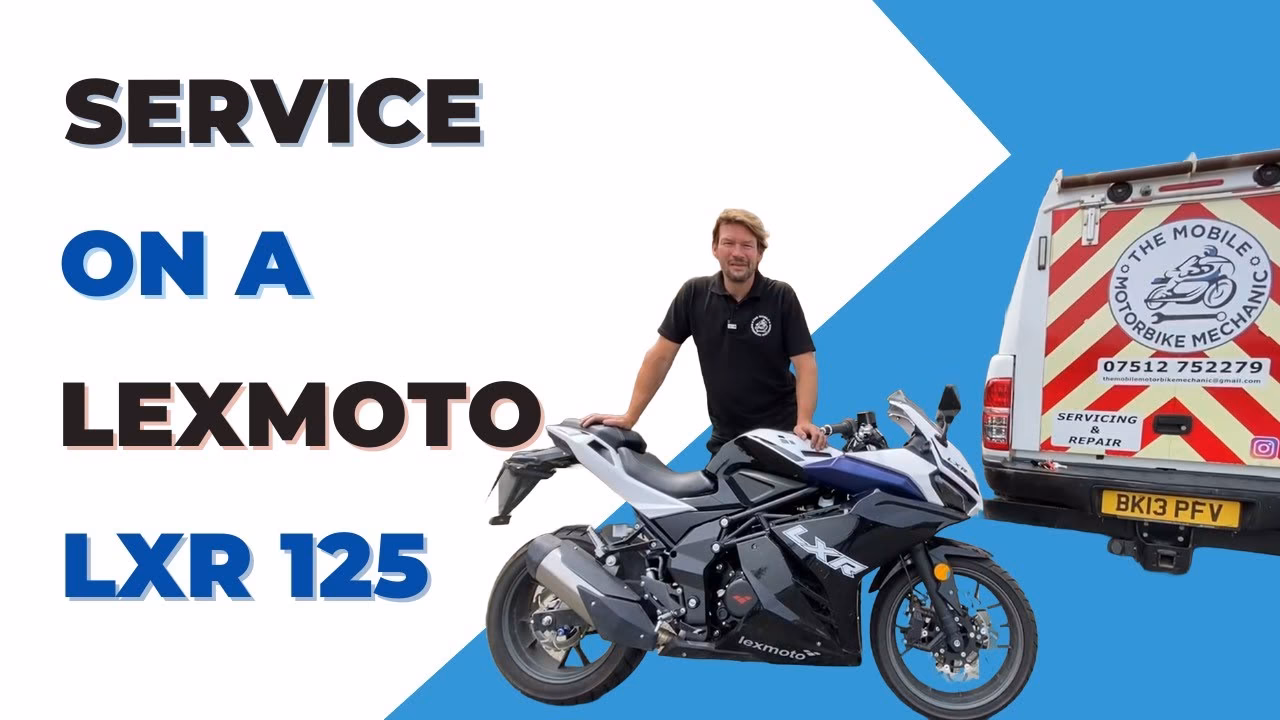 How do I remove the oxygen sensor from my LXR 125?