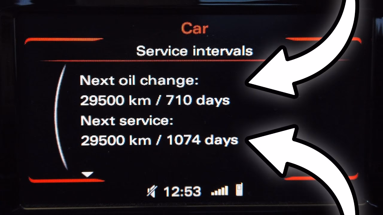 How to reset service interval on Audi Q3?