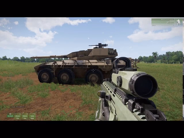 How do I rearm a vehicle in ARMA 3?
