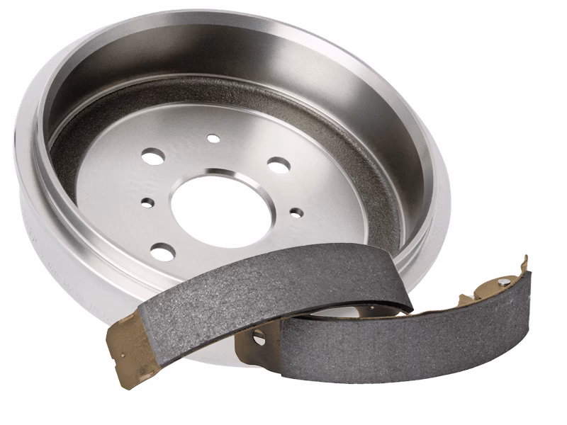 What happens if a drum brake is worn out?
