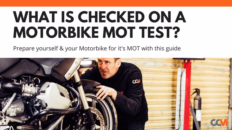 How long does a motorcycle MOT test take?