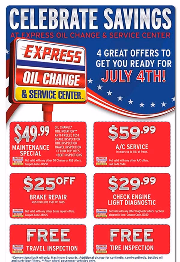 What services does Express Oil Change offer?