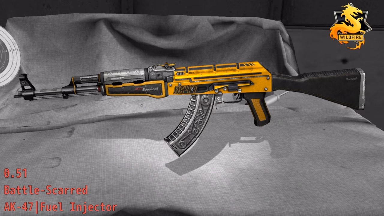 How much does the fuel injector skin cost?