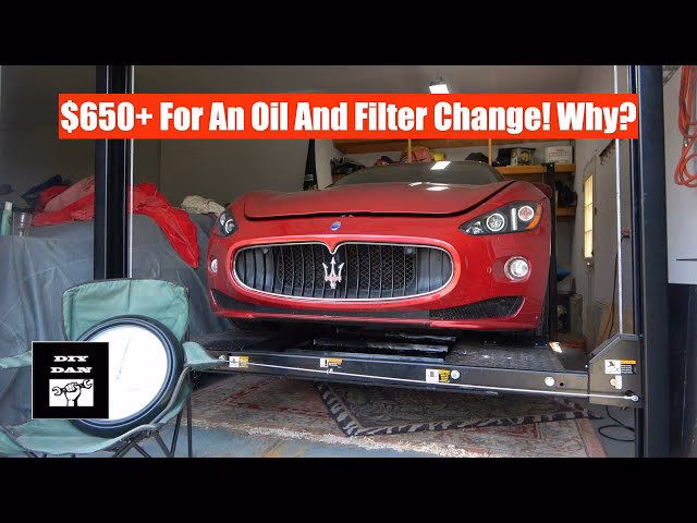 How much does a Maserati oil change cost?