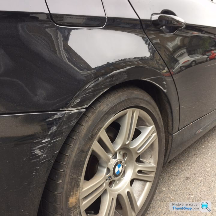 How do you fix a Scuff on an alloy wheel?