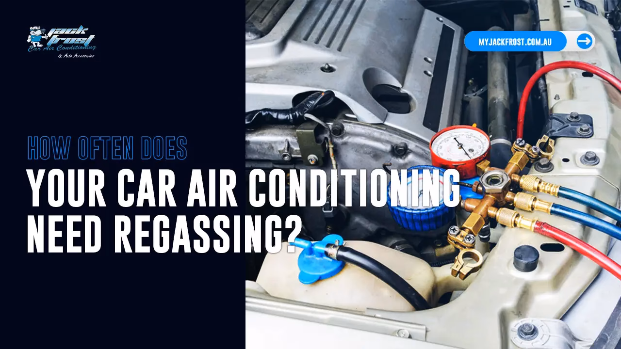 When should a car air conditioning unit be serviced?