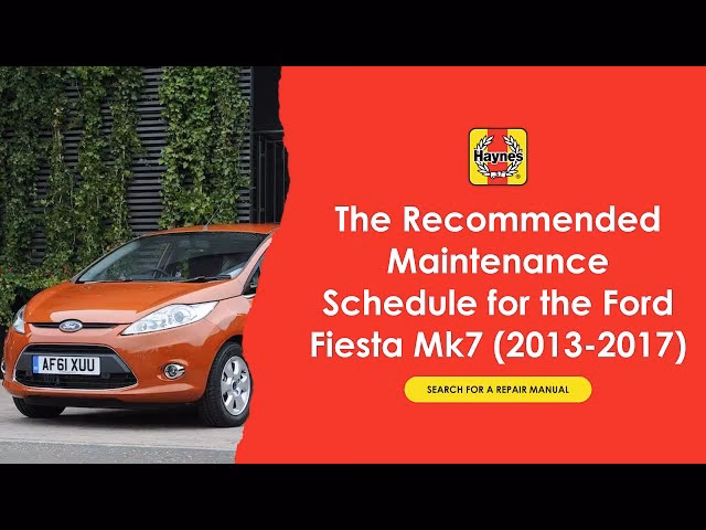 How often should a Ford Fiesta be serviced?