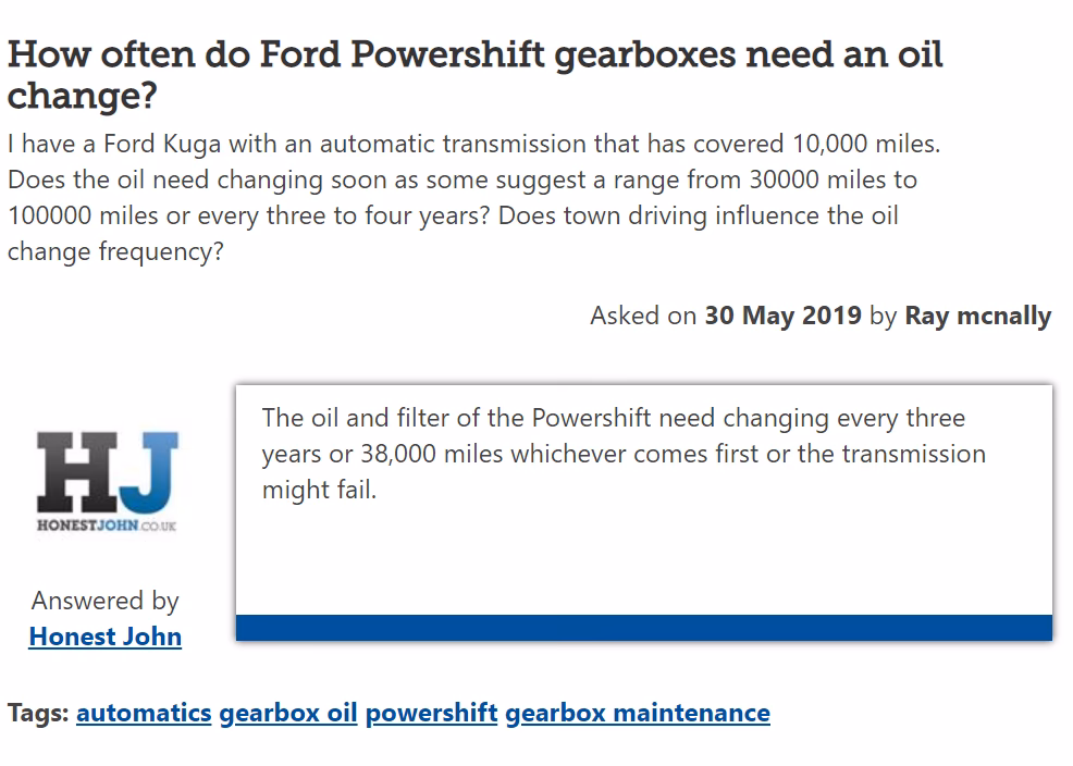 Should I service my 2017 Ford Kuga?