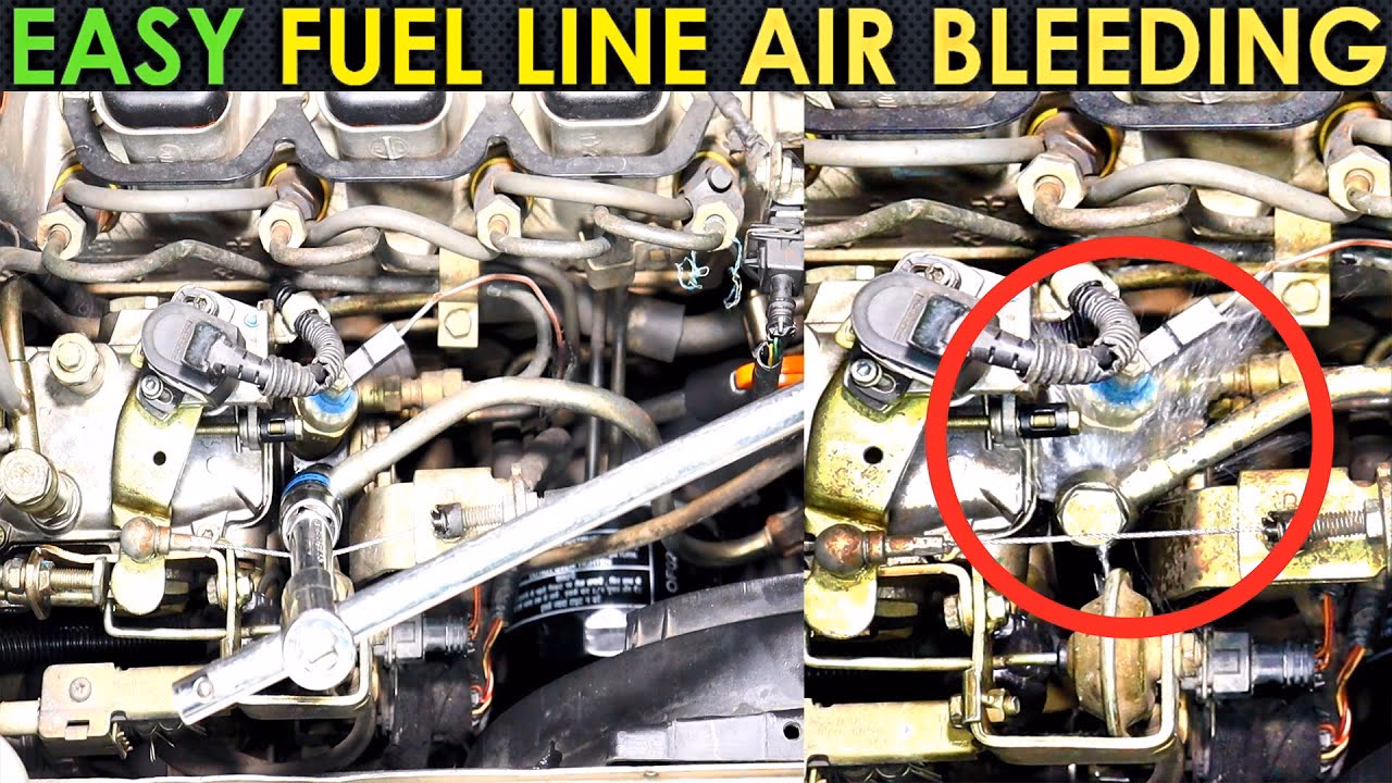 How to bleed a diesel engine?