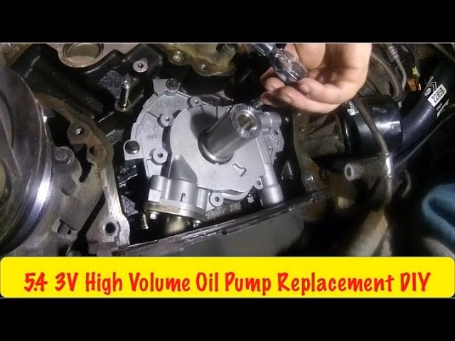 How do you replace an oil pump?