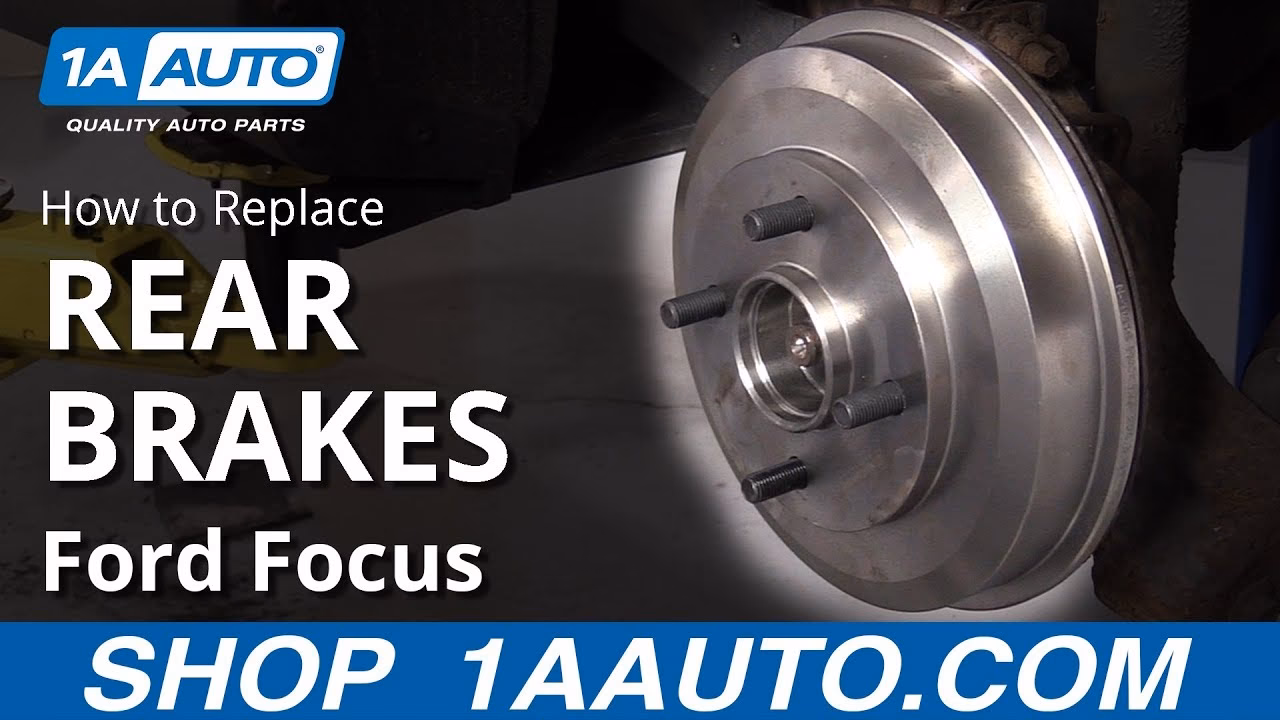How do you remove a brake drum from a Ford Focus?