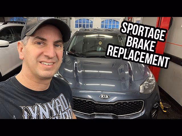 How do you replace front brake pads?