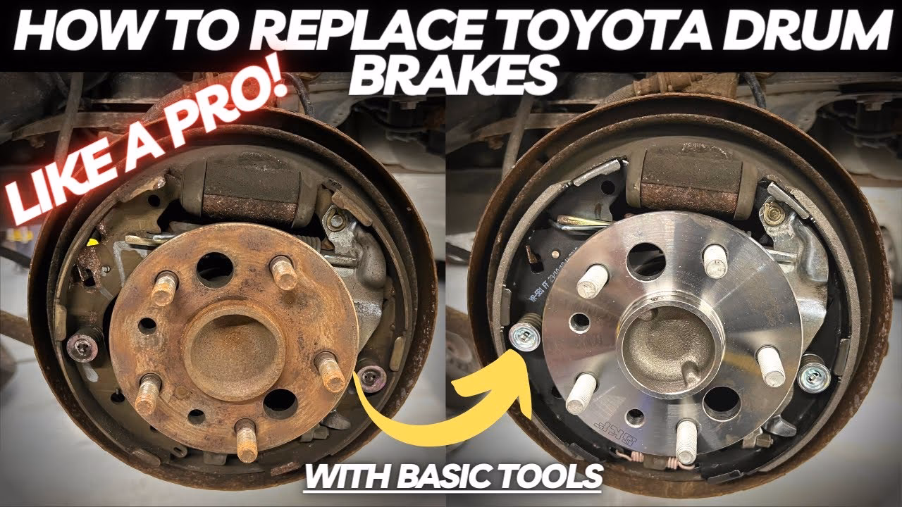 How do you reinstall a brake drum?
