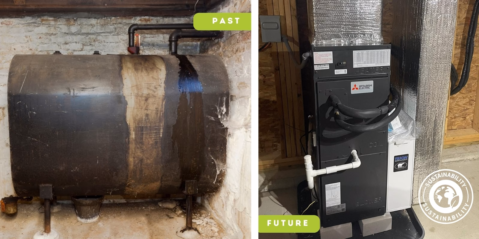 How do I switch from oil heat to electric heat?