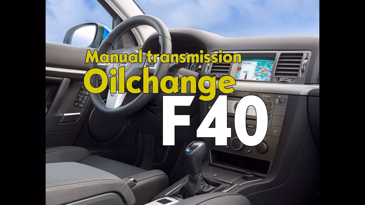 How much oil does a Saab F40 need?