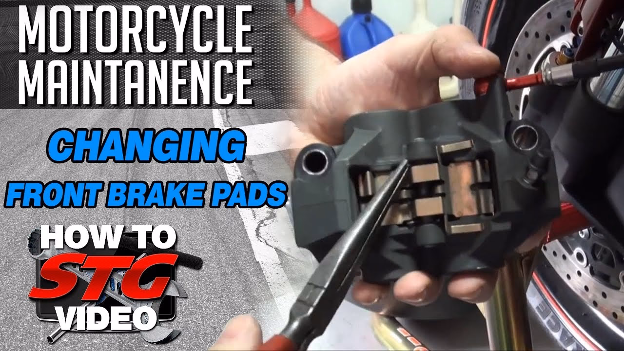 How do motorcycle brake pads work?