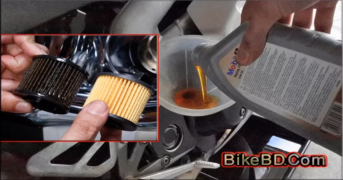 How do you clean a motorcycle?
