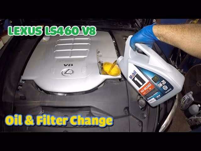How to change oil in 2007 Lexus LS460 4.6L V8?