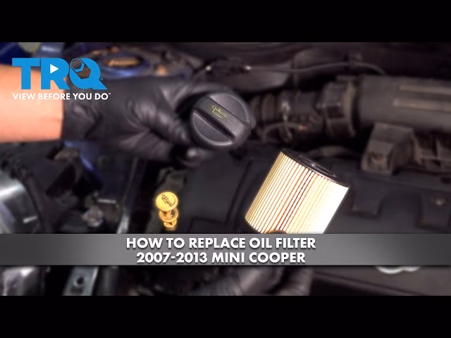 Why is my Mini Cooper oil filter not working?