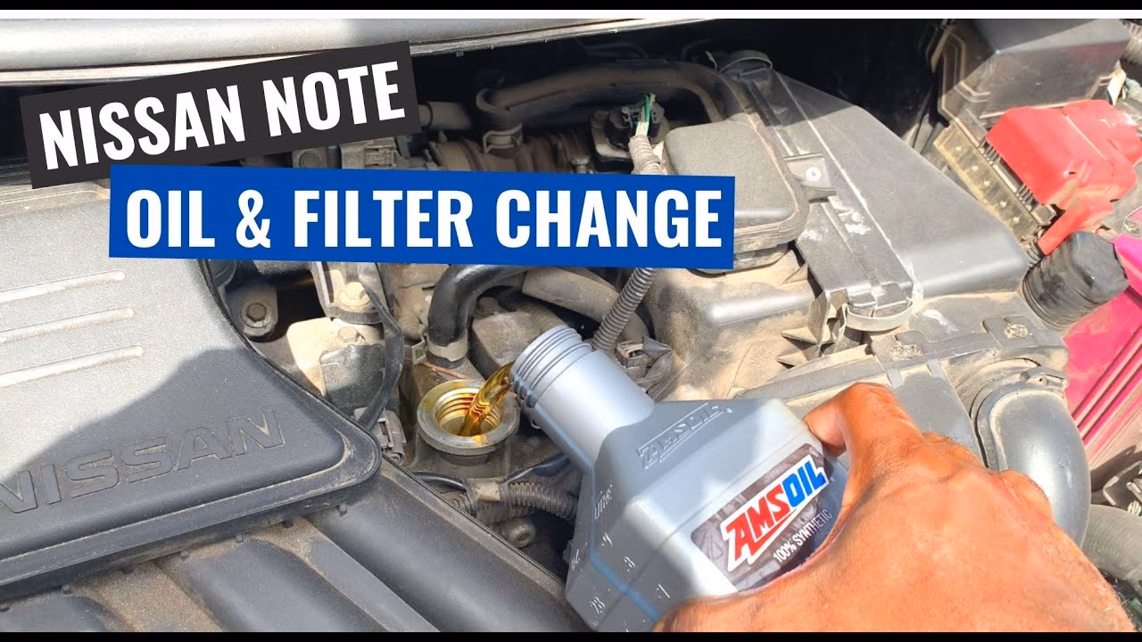 How do you replace a Nissan oil filter?