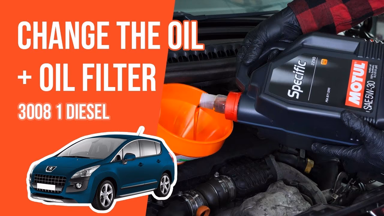 What does the oil filter do on a Peugeot 3008?