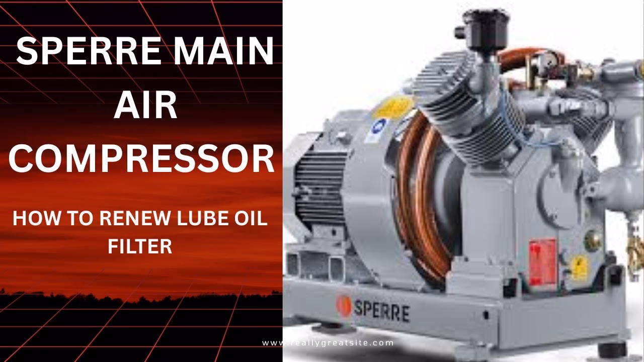 How do you replace a water cooled air compressor bearing?