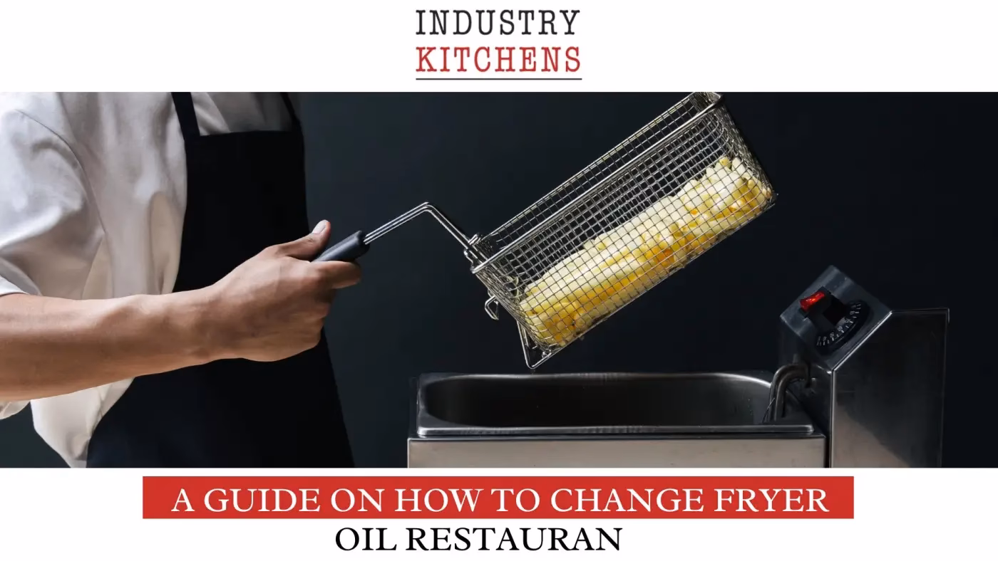 How do you change oil in a frying pan?