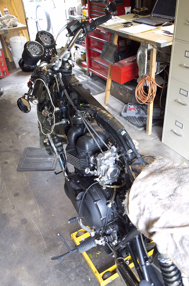 How do I remove the front wheel from the fork?