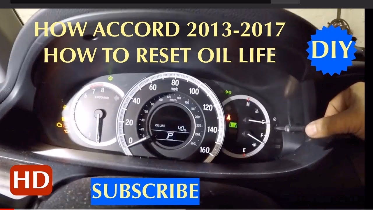 How to change the oil on a Honda Accord?
