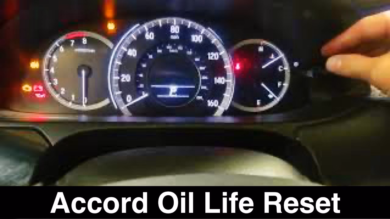 What is the Honda Accord oil life indicator?