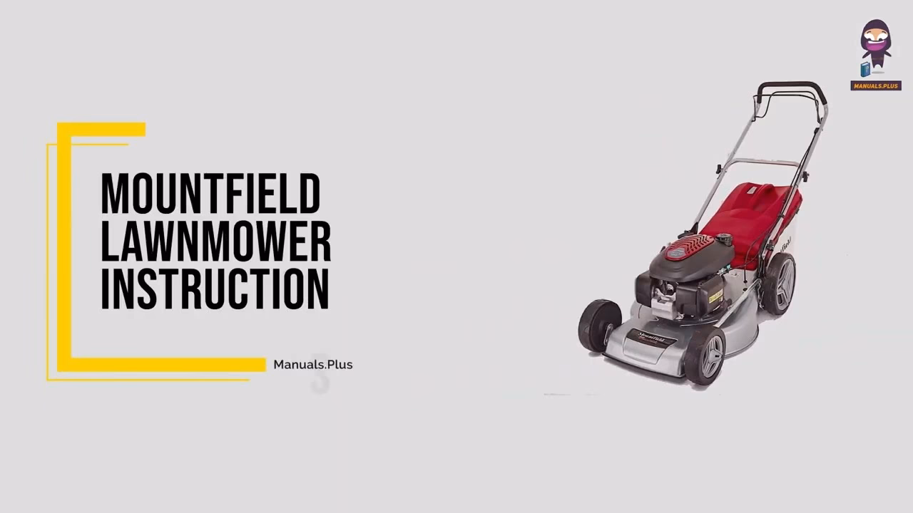 Do I need a manual for my Mountfield hp474 lawn mower?