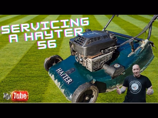 How do I change the oil in my Hayter lawn mower?