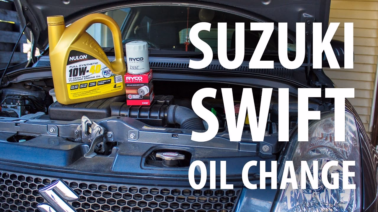 What's in a Suzuki Swift engine oil service pack?